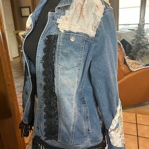 Embellished Denim western Jacket